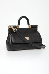 Torebka skórzana Sicily DOLCE & GABBANA. Torebki klasyczne Dolce & Gabbana, bez wzorów, bez dodatków. Za 6,399.00 zł.