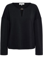 &Co Woman Bluzka "Daca" w kolorze czarnym rozmiar: XXL. Czarne bluzki &Co Woman, xxl, z aplikacjami, bez kołnierzyka, bez ramiączek. Za 227.85 zł.