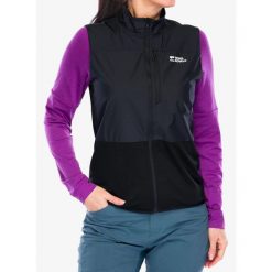 Kamizelka rowerowa damska Mons Royale Diversion Merino Wind Vest. Czarne kurtki sportowe Mons Royale, m, bez wzorów, bez kaptura, rowerowe. Za 576.99 zł.