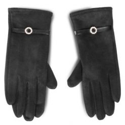 ACCCESSORIES 1W6-017-AW20 Czarny. Czarne rękawiczki ACCCESSORIES, bez wzorów, z bawełny. Za 29.99 zł.