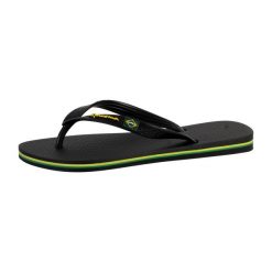 Japonki plażowe damskie Ipanema Classic Brasil II FEM. Czarne klapki Ipanema, bez wzorów, z tkaniny, bez obcasa. Za 89.99 zł.