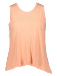 Herrlicher Top w kolorze brzoskwiniowym rozmiar: XS. Pomarańczowe topy Herrlicher, xs, bez wzorów, bez kołnierzyka, bez ramiączek. Za 43.99 zł.