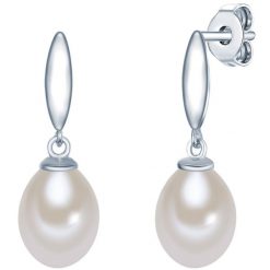 Valero Pearls Kolczyki sztyfty z perłą srebro wysokiej próby Perła hodowlana słodkowodna srebrny 1 ct Damski. Szare kolczyki Valero Pearls, z perłą, srebrne, na sztyftcie. Za 239.99 zł.