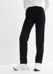 Jeansy i spodnie z diagonalu (zestaw 2 par). Niebieskie jeansy bonprix, bez wzorów. Za 209.99 zł.