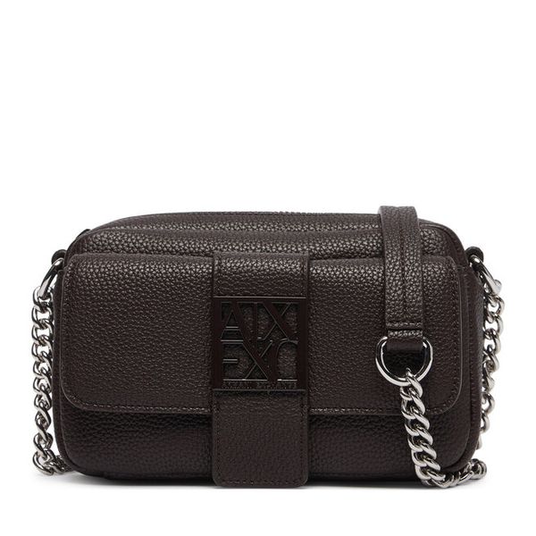 Torebka Armani Exchange. Brązowe listonoszki Armani Exchange, bez wzorów, bez dodatków. Za 564.99 zł.