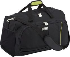 Torba sportowa Aspensport Dakar 55 L Czarna. Czarne torby na ramię Erima, z aplikacjami, z poliesteru, klasyczne, na ramię, zdobione, bez dodatków. Za 289.99 zł.