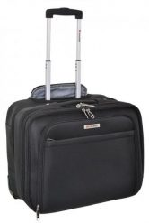 Walizka/torba podróżna Traveller Best czarna. Czarne torby na laptopa Erima, bez wzorów, z materiału. Za 586.99 zł.