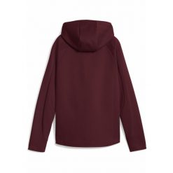 Damska rozpinana bluza Evostripe z kapturem PUMA Ruby Shimmer Red. Czerwone bluzy Puma, bez wzorów, z kapturem. Za 349.00 zł.