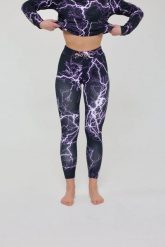 Legginsy termoaktywne – Thunderstruck damskie. Czarne legginsy OOSC, l, bez wzorów, z materiału. Za 269.99 zł.