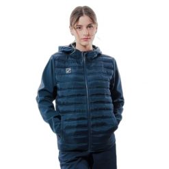 Damska kurtka z kapturem Givova Superior. Niebieskie kurtki narciarskie Givova, bez wzorów, z puchu, z kapturem, narciarskie. Za 303.99 zł.