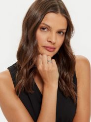 Guess Pierścionek JUBR04 575JW Srebrny. Szare kolczyki Guess, srebrne. Za 229.00 zł.