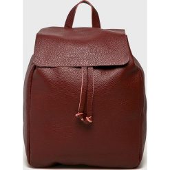 Answear - Plecak Stripes Vibes. Brązowe plecaki ANSWEAR, bez wzorów, z materiału. W wyprzedaży za 189.90 zł.