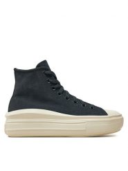 Converse Trampki Chuck Taylor All Star Move Platform A11146C 002 Szary. Szare trampki Converse, bez wzorów, ze skóry, bez zapięcia. Za 269.99 zł.
