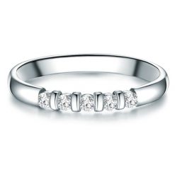 Trilani Srebrny pierścionek srebro wysokiej próby Cyrkonia srebrny Pierścionki 1 ct Damski. Szare pierścionki Trilani, z cyrkonią, srebrne. Za 268.99 zł.
