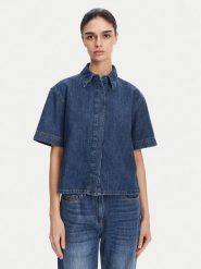 French Connection Koszula jeansowa 72NZD Niebieski Regular Fit. Niebieskie koszule French Connection, xs, bez wzorów, z bawełny, bez kołnierzyka, bez ramiączek. Za 179.99 zł.