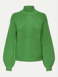 ONLY Golf Katia 15324678 Zielony Regular Fit. Zielone golfy Only, m, bez wzorów, z syntetyku, bez ramiączek. Za 89.99 zł.