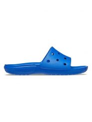 Crocs Klapki "Classic" w kolorze niebieskim rozmiar: 36/37. Niebieskie klapki Crocs, bez wzorów, z otwartym noskiem, bez obcasa. Za 83.62 zł.