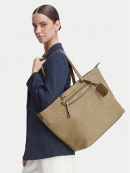 MICHAEL Michael Kors Torebka 30F6ATVT4S Khaki. Brązowe shopper MICHAEL Michael Kors, bez wzorów, ze skóry, bez dodatków. Za 1,429.00 zł.