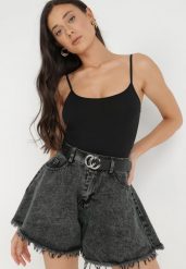 Czarne Body Agathyllis. Czarne body Born2be, l, bez wzorów, z bawełny. Za 29.99 zł.