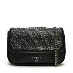 Torebka Guess. Czarne torebki klasyczne Guess, z aplikacjami, bez dodatków. Za 209.99 zł.