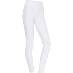 Legginsy jeździeckie z pełną przyczepnością Catago River. Białe legginsy CATAGO, m, bez wzorów, z tkaniny. Za 514.50 zł.