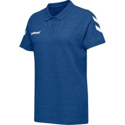 Koszulka tenisowa polo damska Hummel Go Cotton Polo Woman. Czerwone bluzki Hummel, xl, bez wzorów, sportowe, bez kołnierzyka, bez ramiączek. Za 149.50 zł.
