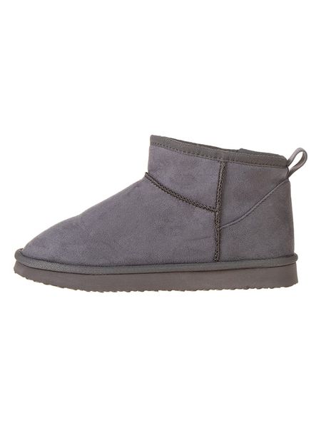 Inselhauptstadt Botki zimowe w kolorze szarym rozmiar: 42. Szare botki Inselhauptstadt, na zimę, bez wzorów, z materiału, bez obcasa, bez zapięcia. Za 158.10 zł.