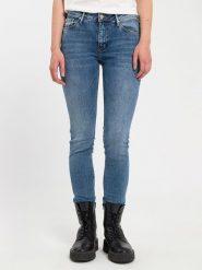 Cross Jeans Dżinsy - Skinny fit - w kolorze niebieskim rozmiar: W30/L36. Niebieskie jeansy Cross Jeans, l, z aplikacjami. Za 79.21 zł.