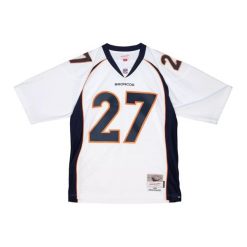 Koszulka Denver Broncos NFL Broncos Steve Atwater 1998. Białe bluzki Mitchell & Ness, bez wzorów, sportowe, bez kołnierzyka, bez ramiączek. Za 672.00 zł.