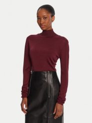 Lola Casademunt by Maite Golf MF2511013 Bordowy Regular Fit. Czerwone golfy Lola Casademunt by Maite, m, bez wzorów, z wiskozy, bez ramiączek. Za 469.99 zł.