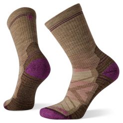 Skarpety Trekkingowe Damskie Smartwool Hike Light Cushion Crew Socks. Brązowe skarpety Smartwool, bez wzorów, z wełny. Za 109.99 zł.
