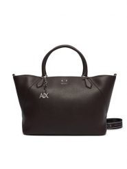 Armani Exchange Torebka XW003142 AF26569 U6032 Brązowy ciemny. Brązowe shopper Armani Exchange, bez wzorów, ze skóry, bez dodatków. Za 829.99 zł.