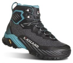 Buty trekkingowe damskie Kayland Duke Mid Ws GTX - black / azure. Czarne trekkingi KAYLAND, z gore-texu, trekkingowe. Za 881.00 zł.