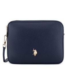 Torebka U.S. Polo Assn. Niebieskie listonoszki U.S. Polo Assn., bez wzorów, bez dodatków. Za 239.99 zł.