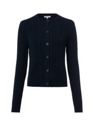 Marie Lund Kardigan damski Kobiety Bawełna niebieski wypukły wzór tkaniny, XS. Niebieskie kardigany Marie Lund, xs, bez wzorów, z bawełny. Za 349.95 zł.