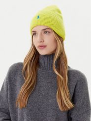 Polo Ralph Lauren Czapka 455954355008 Żółty. Żółte czapki Polo Ralph Lauren, bez wzorów, z materiału. Za 449.99 zł.