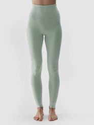 4F Legginsy sportowe w kolorze zielonym rozmiar: S. Zielone legginsy 4f, s, bez wzorów, z materiału, outdoorowe. Za 83.62 zł.