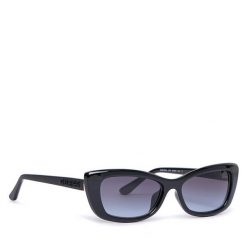 Okulary przeciwsłoneczne Guess. Czarne okulary przeciwsłoneczne Guess, z aplikacjami. Za 279.99 zł.