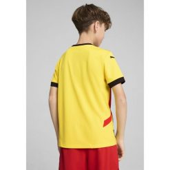 Młodzieżowa koszulka domowa RC Lens 24/25 PUMA Pelé Yellow Red. Czerwona bluzki Puma, m, bez wzorów, ze lnu, młodzieżowe, bez kołnierzyka, bez ramiączek. W wyprzedaży za 240.00 zł.
