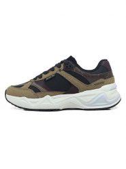 GAP Sneakersy w kolorze oliwkowo-granatowym rozmiar: 36. Brązowe trampki GAP, bez wzorów, bez zapięcia. Za 209.95 zł.