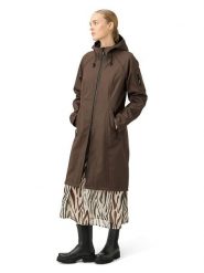 Ilse Jacobsen Płaszcz softshellowy w kolorze brązowym rozmiar: 34. Brązowe kurtki sportowe Ilse Jacobsen, bez wzorów, bez kaptura. Za 368.96 zł.