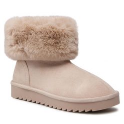 Botki Jenny Fairy. Brązowe botki Jenny Fairy, bez wzorów, bez obcasa, na płaskiej podeszwie, bez zapięcia. Za 95.98 zł.