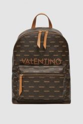 VALENTINO Brązowy plecak Liuto. Brązowe plecaki Valentino by Mario Valentino, bez wzorów. W wyprzedaży za 389.99 zł.