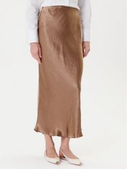 Marella Spódnica midi Pomez 2525106041 Brązowy Regular Fit. Brązowe spódnice Marella, bez wzorów, z syntetyku, midi. Za 559.99 zł.