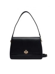 Tory Burch Torebka Charlie 180726 Czarny. Czarne torebki klasyczne Tory Burch, bez wzorów, ze skóry, bez dodatków. Za 2,639.00 zł.