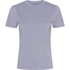 Koszulka damska Equipage Mara. Fioletowe bluzki EQUIPAGE, bez wzorów, sportowe, bez kołnierzyka, bez ramiączek. Za 214.00 zł.