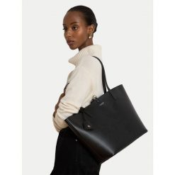 Torebka LAUREN RALPH LAUREN. Czarne shopper Lauren Ralph Lauren, bez wzorów, bez dodatków. Za 989.99 zł.