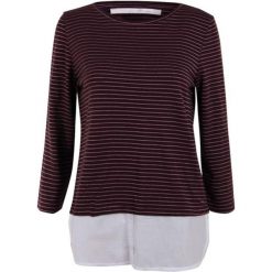 Koszulka turystyczna damska Tom Tailor Striped 2in1 Style. Brązowe koszulki sportowe Tom Tailor, bez wzorów, z bawełny, bez ramiączek. Za 79.80 zł.