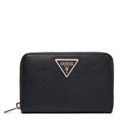 Duży Portfel Damski Guess. Czarne portfele Guess, z aplikacjami. Za 269.99 zł.