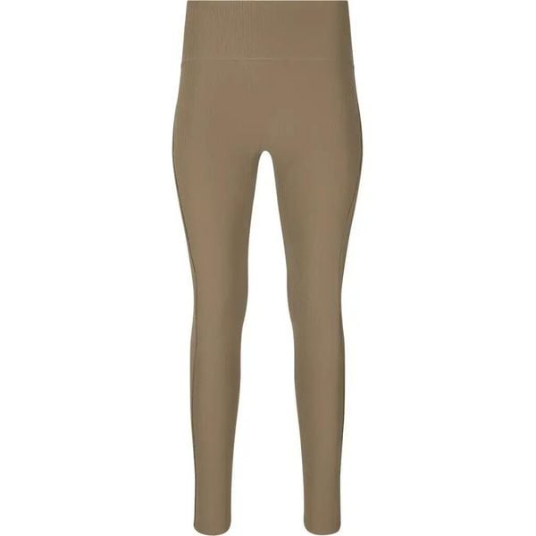 Damskie legginsy Athlecia Thrine. Brązowe legginsy Athlecia, bez wzorów, z materiału. Za 177.50 zł.